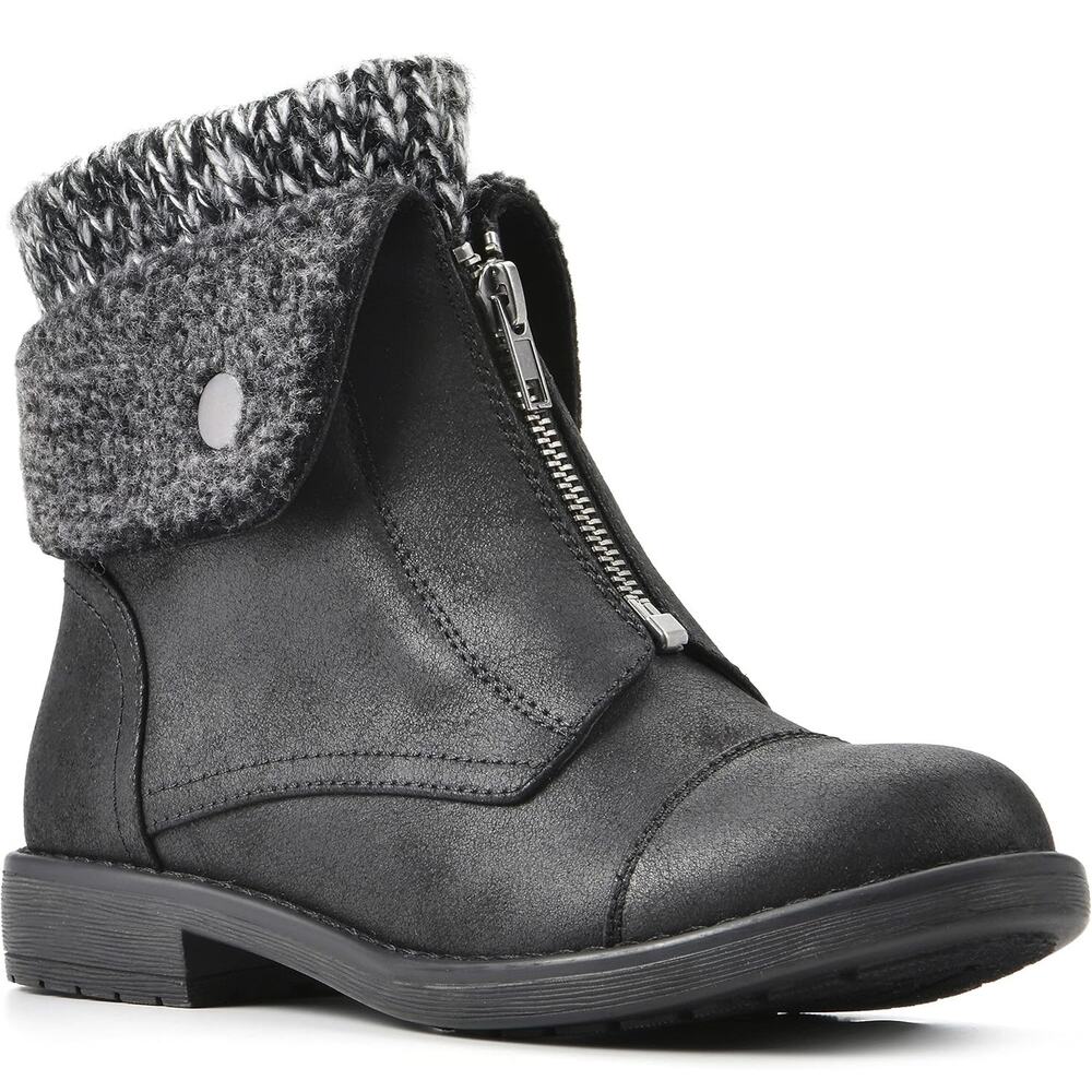 Cliffs by White Mountains Women Duette Cozy Hiker Booties Size US 7W Black